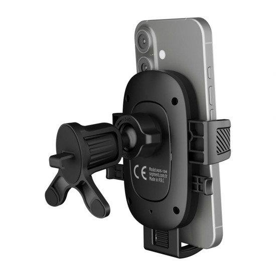 Addison ADS-134 Universal Ayarlanabilir Siyah Klima Izgara Üzeri Araç Telefon Tutucu