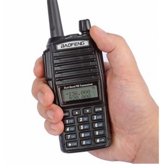 Baofeng UV-82L 5W  LCD Ekran, LED El Feneri  Arama Kurtarma-Güvenlik-Haberleşme El Telsizi