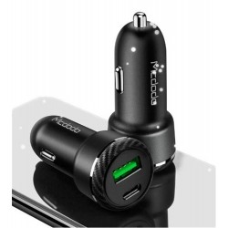 MCDODO CC-2950 15.5W Çift USB Araç İçi Çakmaklık Şarj Aleti - Siyah
