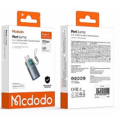 MCDODO OT-7600 2si 1 arada USB-A - USB-C - SD Kart Aktarım Dönüştürücü