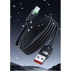 MCDODO CA-5650 USB-A TO USB-C 6A SİYAH SARILABİLİR MANYETİK 1.2M KABLO