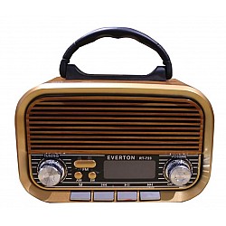 Everton RT-723 Dijital Göstergeli Şarjlı Nostaljik Radyo (AM-FM-SW Wıth BT-USB-TF )