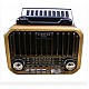Everton RT-685  Şarjlı,Solarlı  Nostaljik Radyo ( Bluetooth-USB-SD-FM)