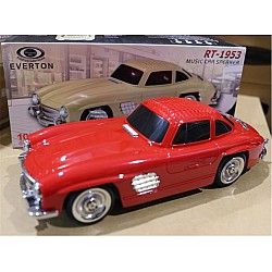 EVERTON RT-1953  Kırmızı Bluetooth Fm-Usb-Tf-Aux Şarjlı Nostaljik Radyo