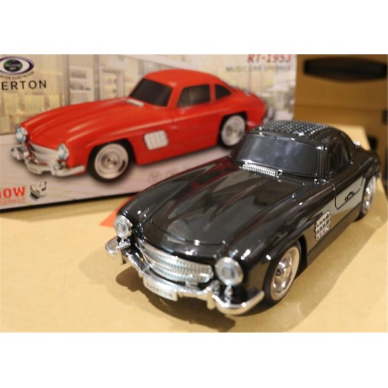 EVERTON RT-1953  Siyah Arabalı  Bluetooth Fm-Usb-Tf-Aux Şarjlı Nostaljik Radyo