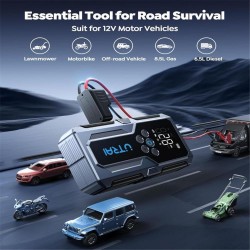 UTRAI Jstar JS9 15000mAh 4 in 1 Jump Starter+Lastik Şişirme Pompalı Taşınabilir Akü Takviye Kiti