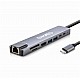 ENKADO EKD-TP42 TYPE-C TO TO HDMI 8İN 2PD+2 USB 2,0 +HDMI 4K +SD-TF+ETHERNET 100MBS