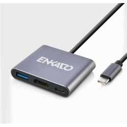ENKADO EKD-TP43 TYPCE-C TO 3 İN1 HDMI +PD +USB 3,0 ADAPTÖR