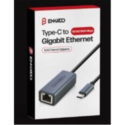 ENKADO EKD-TP45 TYPE-C USB 3,1 TO 10-100-1000 GİGABİT ETHERNET ADAPTÖR