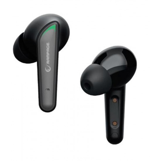 Rampage RM-TWS01G VIPER Siyah Mobile+PC Uyumlu Bluetooth TWS Gaming Oyuncu Mikrofonlu Kulaklık