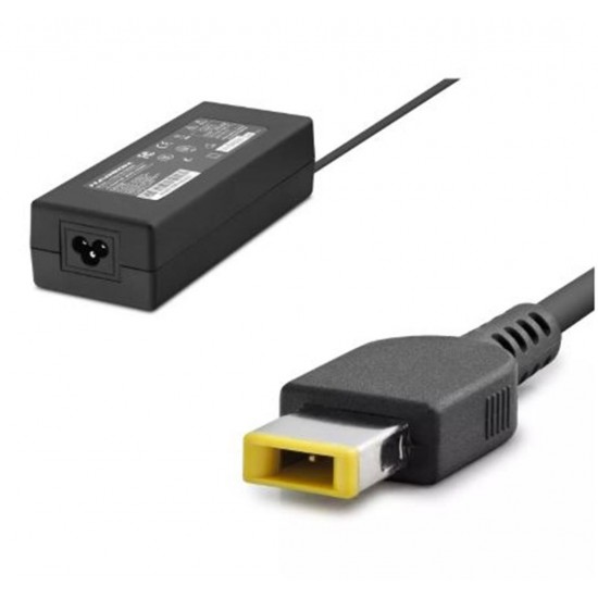 Hadron HD8862 LENOVO - IBM Uyumlu 20V 6.75A 135W Laptop Adaptörü (Usb Tip Sarı Kare Uç) Siyah