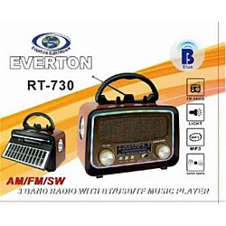 Everton RT-730 Bluetooth Usb-Micro Sd Saatli Nostaljik Radyo