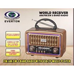 Everton RT-683  Bluetooth Usb-Micro Sd Nostaljik Radyo