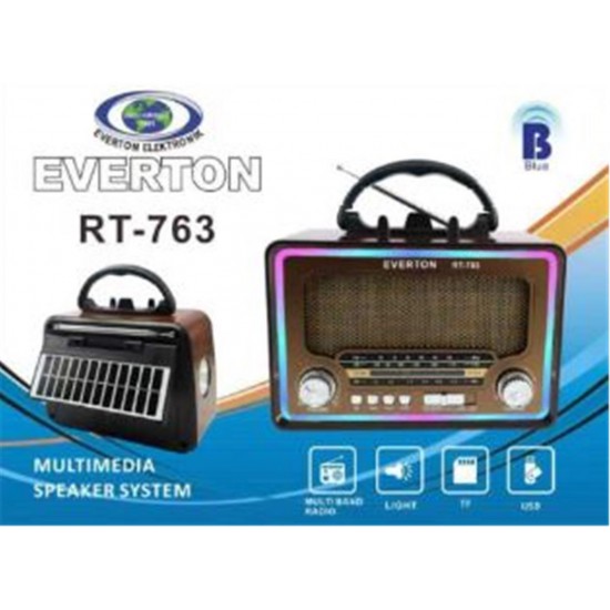 Everton RT-763  Bluetooth Usb-Micro Sd Nostaljik Radyo