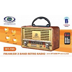 Everton RT-785  Bluetooth Usb-Micro Sd Nostaljik Radyo