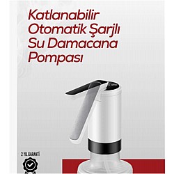 Apache K3 Şarjlı Su Pompası (Usb Şarj Grişi-Şarj Lambası-Paslanmaz Çelik)
