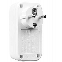 S-link SL-010 16A-250V 750 Joule Anahtarlı Isıya Duyarlı Devre ve Akım Korumalı Tekli Priz