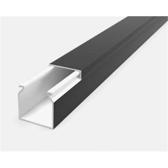 Mutlusan Kablo Kanalı 12 X12 Siyah Yapışkanlı 2mt (001 155 012012 20 11 )