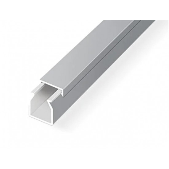 Mutlusan Kablo Kanalı 12 X12 Metalik Gri Yapışkanlı 2mt (001 155 012012 20 56 )