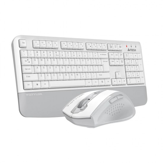 A4 Tech FG2500S Beyaz Plus 2.4GHz FN-MM Türkçe Q 3200DPI Klavye & Mouse Set