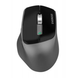 Everest SM-BT24 Usb Metalik Siyah 2in1 Bluetooth ve 2.4GHz Kablosuz Mouse