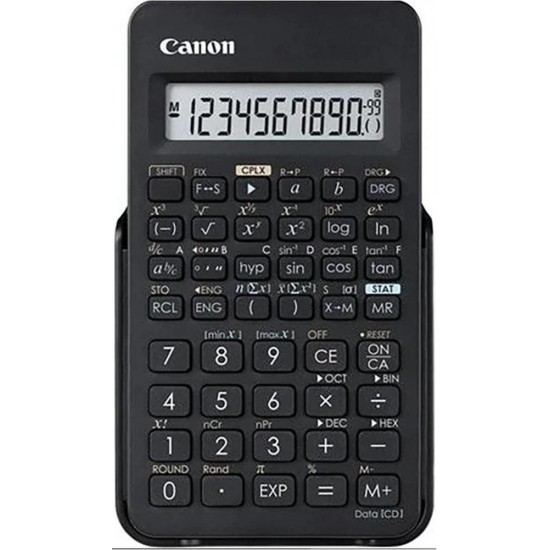 Canon F-605G Siyah 12 Hane Bilimsel Hesap Makinesi