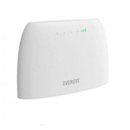 Everest EWR-4G03 300Mbps 2.4GHz Wifi 1xWan 1xLan 1x SIM Card 4G LTE Wireless Router