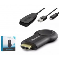 HADRON HDX2351 HDMI Kablosuz Görüntü Aktarım Cihazı Display Android - iOS - Windows - macOS - Siyah