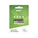 Acer 16GB USB3.2 UM310-16GB Metal Flash Bellek (105-40 MB-s) Okuma-Yazma
