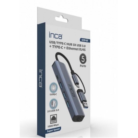 INCA IUTP-5T 5 Gbps USB 3.0 Port USB 2.0-1.1 Çoklayıcı