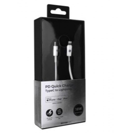 S-link IP-SW21 TypeC to Lightning C94 Lisanslı PD Hızlı Data + Şarj Kablosu