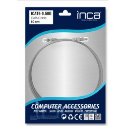 INCA ICAT6-0,50G 0,50CM Gri Kablo