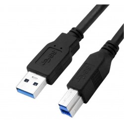 Dark"DK-CB-USB3PRNL150" USB 3.0 1.5m Printer Kablosu (USB3.0 A Tip Erkek - B Tip Erkek)