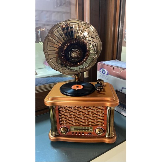 Everton Rt-586  Bluetooth Fm-Usb-Tf-Aux  Şarjlı Nostaljik Radyo
