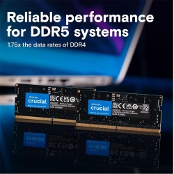 Crucial 32GB Kit (2x16GB) CT2K16G56C46S5 DDR5 5600MHz Notebook Ram