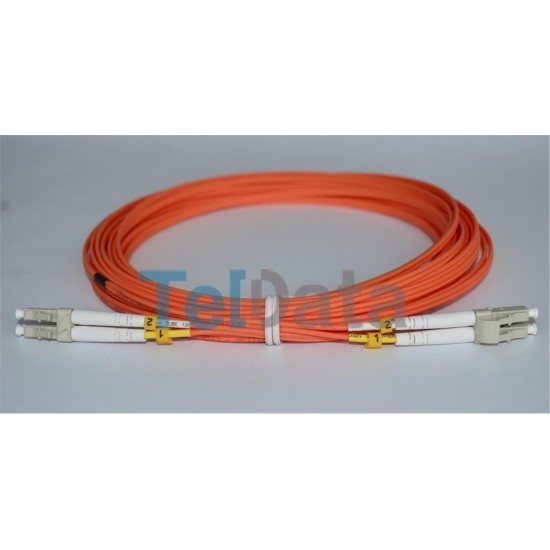 TELDATA TLD-LCLCOM31 LC-UPC-LC-UPC MM DX OM2 1 METRE FIBER OPTIK PATCHCORD