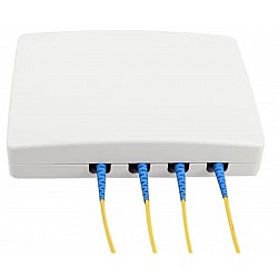 TELDATA TLD-FTTH465 FTTH SONLANDIRMA KUTUSU SIMPLEX-4 PORT-INDOOR-WHITE