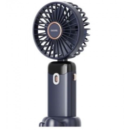 Asonic AFN28 Lacivert 500mAh 3 Kademe Dijital Göstergeli Katlanabilir Mini USB Fan