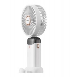 Asonic AFN28 Beyaz 500mAh 3 Kademe Dijital Göstergeli Katlanabilir Mini USB Fan