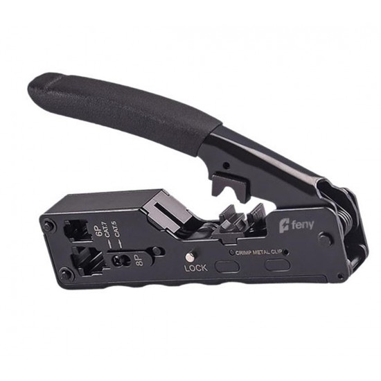 Feny FN-PEN12  RJ11-RJ12-RJ45-CAT5E-CAT6-CAT7 Yeni Nesil Network Kablo Sıkma Ve Soyma Pensesi