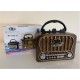Everton RT-826M  Bluetooth-USB-SD-FM Şarjlı  Nostaljik Radyo El Fenerli
