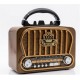 Everton RT-826M  Bluetooth-USB-SD-FM Şarjlı  Nostaljik Radyo El Fenerli