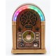 Everton RT-752 Şarjlı, Led Işıklı  Nostaljik Radyo( Bluetooth-USB-SD-FM)