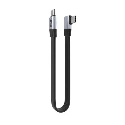 Vcom CU582RA-2.0 Type-C USB4 V2 90 Derece Düz 2.0m Şarj Kablosu