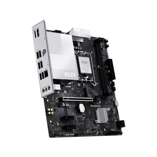 Msı Pro H810M-B Intel H810 Soket 1851 DDR5 6400+(OC)MHz mATX Gaming (Oyuncu) Anakart