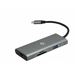 Frisby FA-7712TC USB Type-C™ Hub (HDMI + 3 x USB 3.0 + SD-TF + PD Şarj)