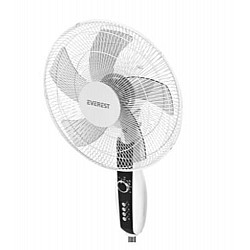Everest FAN11 CoolAir Beyaz 16" Maks 50W 5 Kanat 3 Kademe 1200RPM Zaman Ayarlı Vantilatör- Pervanesi