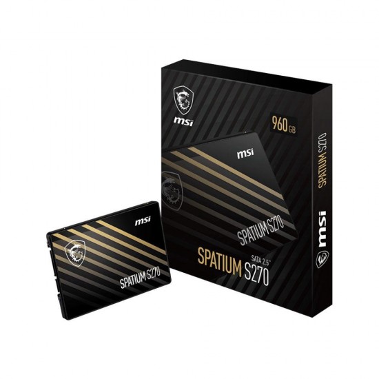 Msi 960GB Spatium S270 SATA 3.0 (500MB Okuma - 450MB Yazma) Ssd Disk
