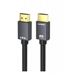 S-link SL-HM8K15 HDMI TO HDMI 1,5m v2.1 8K60 HZ 4K 120HZ Kablo