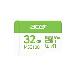 Acer MSC100 32GB microSD U1 V10 A1 Aksiyon Kamera & Güvenlik Kamerası Uyumlu